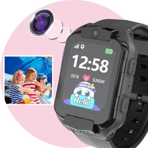 SMARTWATCH DZIECIĘCY PACIFIC 32-3 KIDS - orange / black (sy028c) Pacific