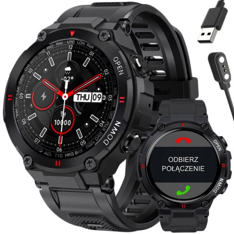 SMARTWATCH MĘSKI GRAVITY GT7-1 - WYKONYWANIE POŁĄCZEŃ (sg016a) Gravity