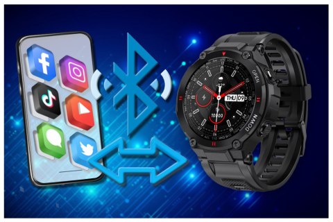 SMARTWATCH MĘSKI GRAVITY GT7-1 - WYKONYWANIE POŁĄCZEŃ (sg016a) Gravity