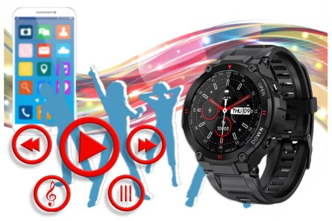 SMARTWATCH MĘSKI GRAVITY GT7-1 - WYKONYWANIE POŁĄCZEŃ (sg016a) Gravity