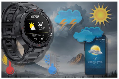 SMARTWATCH MĘSKI GRAVITY GT7-1 - WYKONYWANIE POŁĄCZEŃ (sg016a) Gravity