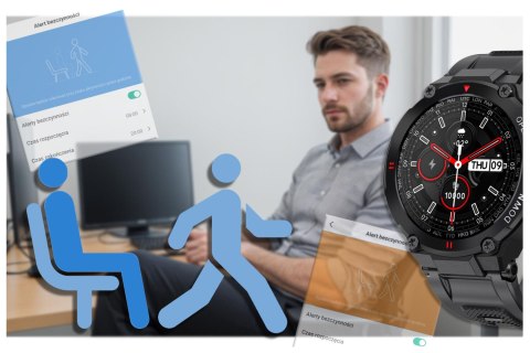 SMARTWATCH MĘSKI GRAVITY GT7-1 - WYKONYWANIE POŁĄCZEŃ (sg016a) Gravity