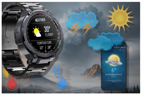 SMARTWATCH MĘSKI GRAVITY GT7-2 - WYKONYWANIE POŁĄCZEŃ (sg016b) Gravity