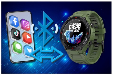 SMARTWATCH MĘSKI GRAVITY GT7-3 - WYKONYWANIE POŁĄCZEŃ (sg016c) Gravity