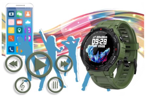 SMARTWATCH MĘSKI GRAVITY GT7-3 - WYKONYWANIE POŁĄCZEŃ (sg016c) Gravity