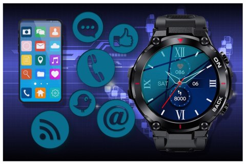 SMARTWATCH MĘSKI GRAVITY GT8-1 - z GPS (sg017a) Gravity