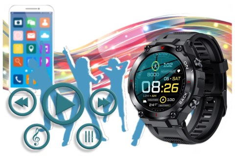 SMARTWATCH MĘSKI GRAVITY GT8-1 - z GPS (sg017a) Gravity