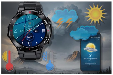 SMARTWATCH MĘSKI GRAVITY GT8-1 - z GPS (sg017a) Gravity