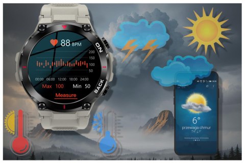 SMARTWATCH MĘSKI GRAVITY GT8-4 - z GPS (sg017d) Gravity