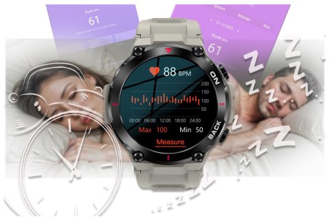 SMARTWATCH MĘSKI GRAVITY GT8-4 - z GPS (sg017d) Gravity