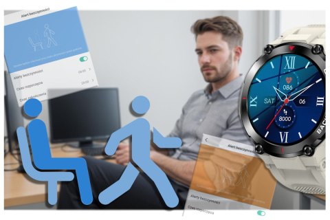 SMARTWATCH MĘSKI GRAVITY GT8-4 - z GPS (sg017d) Gravity