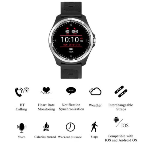 SMARTWATCH MĘSKI PACIFIC 26-5 - WYKONYWANIE POŁĄCZEŃ (sy021d) Pacific