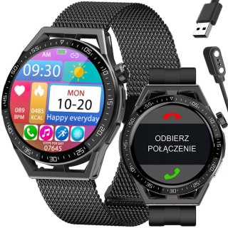 SMARTWATCH MĘSKI Rubicon RNCE88 - WYKONYWANIE POŁĄCZEŃ, WŁASNE TARCZE (sr033c) Rubicon