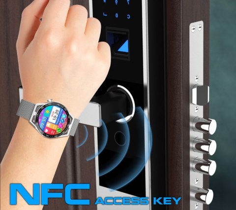 SMARTWATCH MĘSKI Rubicon RNCE88 - WYKONYWANIE POŁĄCZEŃ, WŁASNE TARCZE (sr033c) Rubicon