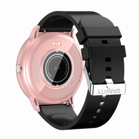 SMARTWATCH UNISEX GRAVITY GT1-2 PULSOMETR, WŁASNE TARCZE (sg015b) Gravity