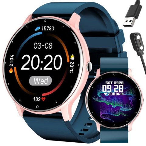 SMARTWATCH UNISEX GRAVITY GT1-4 - PULSOMETR, WŁASNE TARCZE (sg015d) Gravity