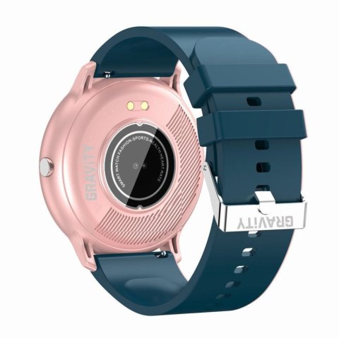 SMARTWATCH UNISEX GRAVITY GT1-4 - PULSOMETR, WŁASNE TARCZE (sg015d) Gravity