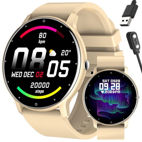 SMARTWATCH UNISEX GRAVITY GT1-6 - PULSOMETR, WŁASNE TARCZE (sg015f) Gravity