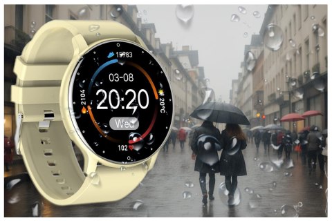 SMARTWATCH UNISEX GRAVITY GT1-6 - PULSOMETR, WŁASNE TARCZE (sg015f) Gravity