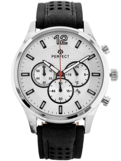 ZEGAREK MĘSKI PERFECT CH01L - CHRONOGRAF (zp354a) + BOX Perfect