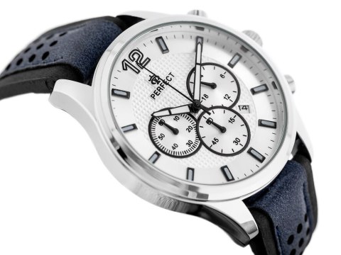 ZEGAREK MĘSKI PERFECT CH01L - CHRONOGRAF (zp354b) + BOX Perfect
