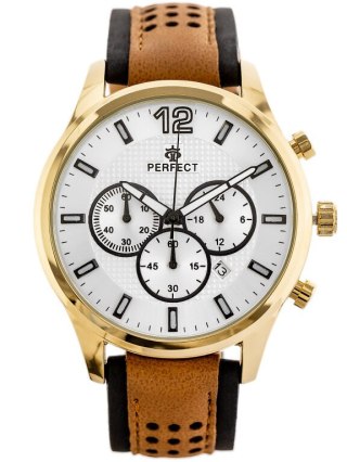 ZEGAREK MĘSKI PERFECT CH01L - CHRONOGRAF (zp354c) + BOX Perfect