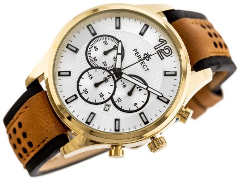 ZEGAREK MĘSKI PERFECT CH01L - CHRONOGRAF (zp354c) + BOX Perfect