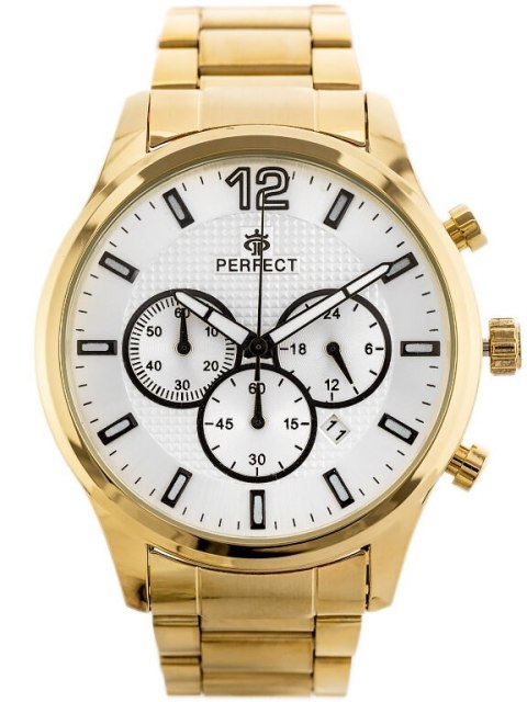 ZEGAREK MĘSKI PERFECT CH01M - CHRONOGRAF (zp355c) + BOX Perfect