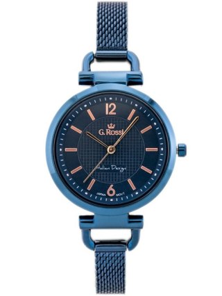 ZEGAREK G. ROSSI - LESTI - 3652B (zg772h) - blue + BOX G. Rossi