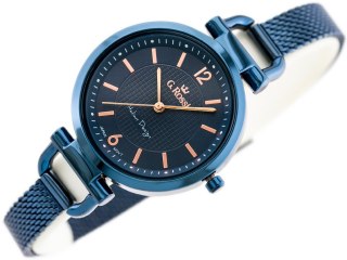 ZEGAREK G. ROSSI - LESTI - 3652B (zg772h) - blue + BOX G. Rossi