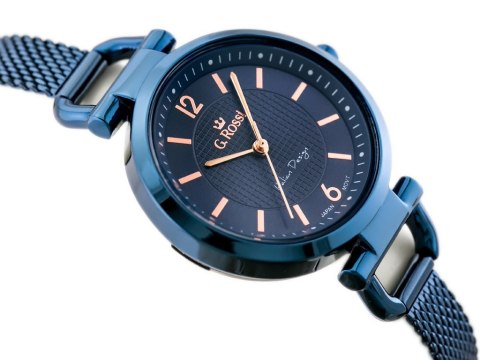ZEGAREK G. ROSSI - LESTI - 3652B (zg772h) - blue + BOX G. Rossi