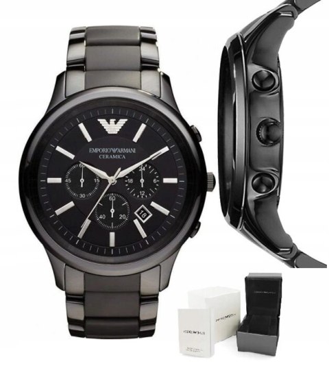 ZEGAREK MĘSKI EMPORIO ARMANI AR1451 - CERAMICA + BOX Emporio Armani
