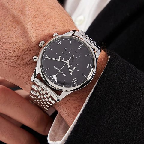 ZEGAREK MĘSKI EMPORIO ARMANI CLASSIC AR1863 + BOX (zi003d) Emporio Armani