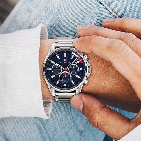 ZEGAREK MĘSKI TOMMY HILFIGER 1791788 MASON (zf035b) + BOX Tommy Hilfiger