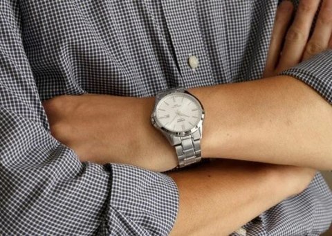 Zegarek Męski Casio MTS-115D-7A + BOX (zd292c) SZAFIR Casio