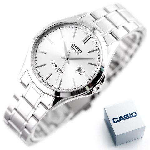 Zegarek Męski Casio MTS-115D-7A + BOX (zd292c) SZAFIR Casio