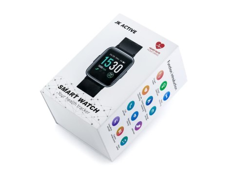 SMARTWATCH UNISEX Jordan Kerr Active - black (sj002b) Dotykowy ekran IPS Jordan Kerr