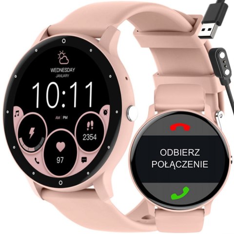 SMARTWATCH UNISEX Rubicon RNCF16 - BLUETOOTH CALL, TRENING GOOGLE FIT (sr058d) Rubicon