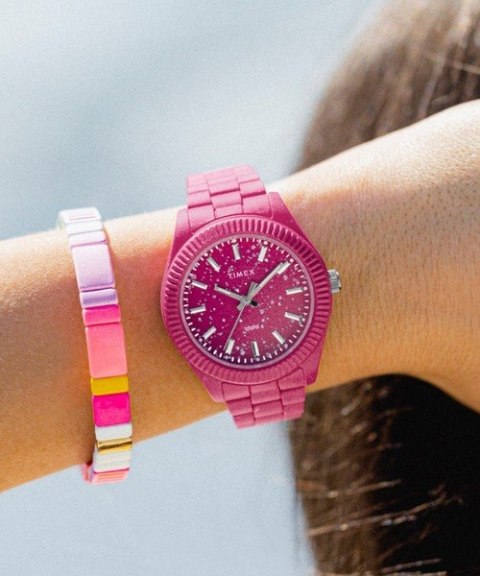 ZEGAREK DAMSKI TIMEX Legacy Ocean 37mm Recycled Plastic TW2V77200 + BOX Timex
