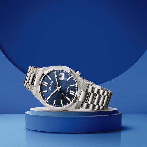 ZEGAREK MĘSKI CITIZEN Tsuyosa NJ0200-50M - AUTOMAT SZAFIR Citizen