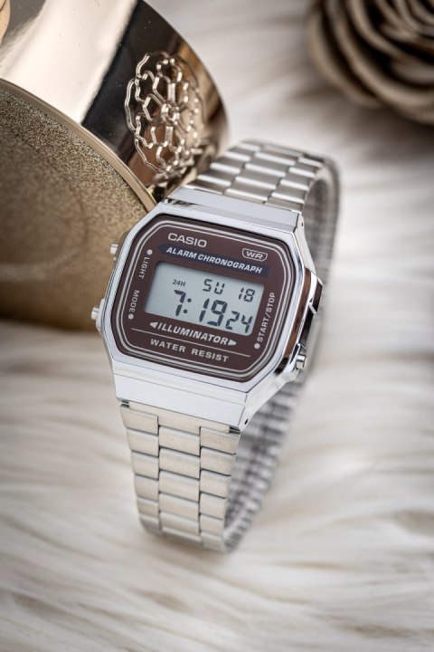 ZEGAREK UNISEX CASIO A168WA-5A VINTAGE + BOX Casio