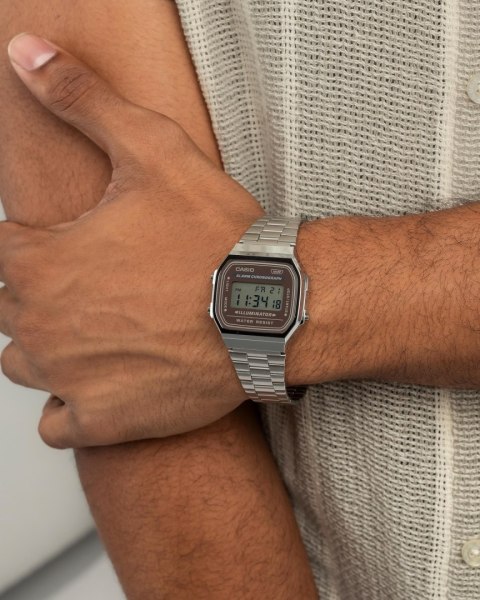 ZEGAREK UNISEX CASIO A168WA-5A VINTAGE + BOX Casio