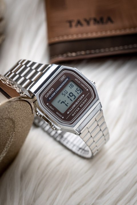 ZEGAREK UNISEX CASIO A168WA-5A VINTAGE + BOX Casio