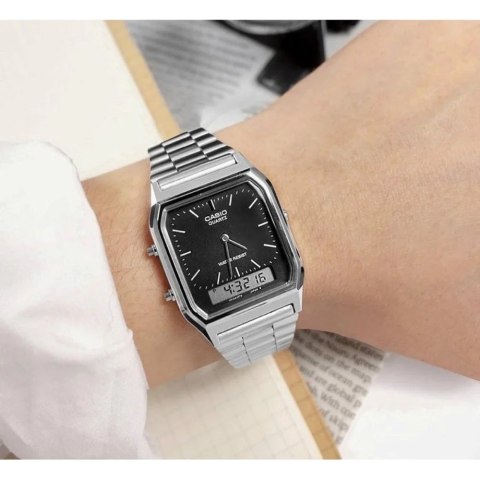 ZEGAREK UNISEX CASIO VINTAGE Youth AQ-230A-1DMQYES + BOX Casio
