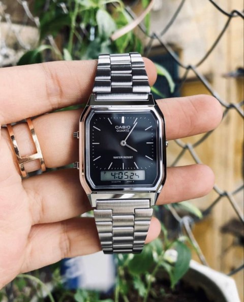ZEGAREK UNISEX CASIO VINTAGE Youth AQ-230A-1DMQYES + BOX Casio