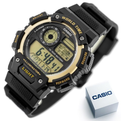 Zegarek Męski Casio AE-1400WH-9AVEF (zd110b) Casio