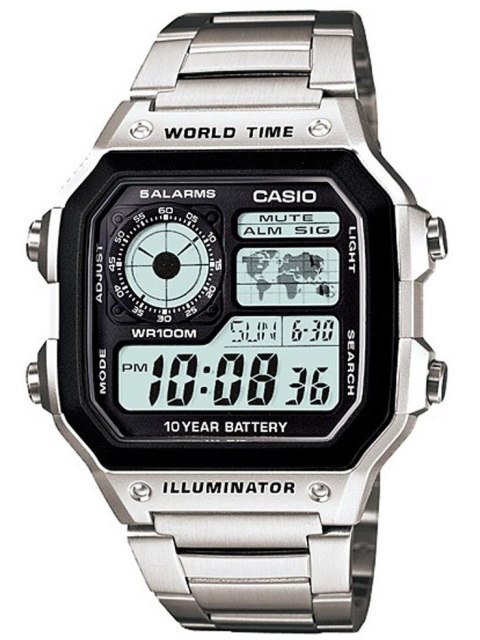 ZEGAREK MĘSKI CASIO AE-1200WHD-1A (zd159a) + BOX Casio