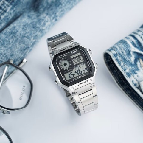 ZEGAREK MĘSKI CASIO AE-1200WHD-1A (zd159a) + BOX Casio