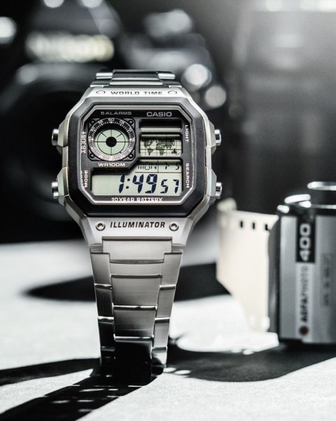 ZEGAREK MĘSKI CASIO AE-1200WHD-1A (zd159a) + BOX Casio