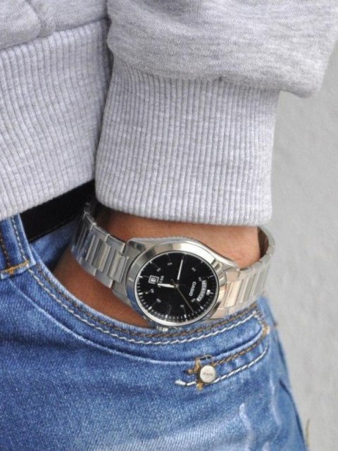 ZEGAREK MĘSKI CASIO MTP-1370D-1A1V (zd025b) + BOX Casio